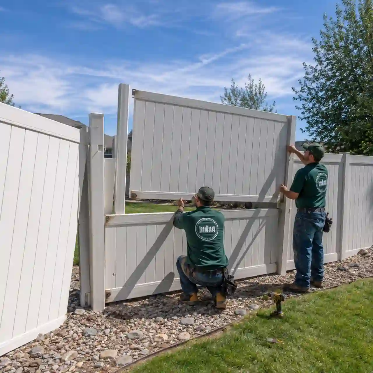 Fence section repair near Burley