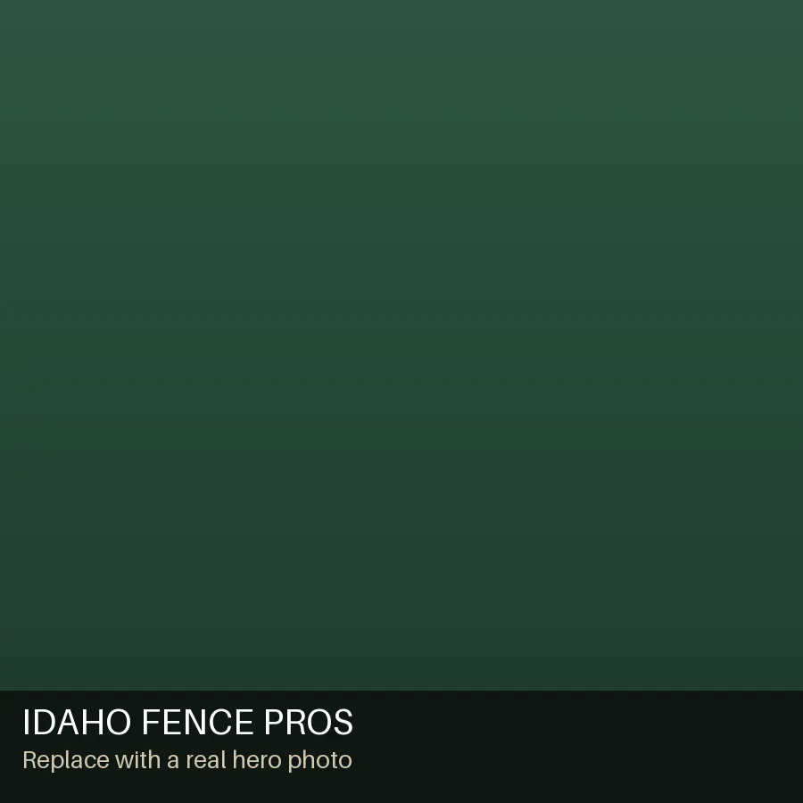 Burley Idaho Fence Pros crew installing a fence in Burley, Idaho